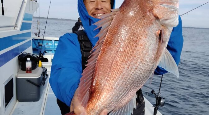 テンヤ真鯛船　3.83キロ！2.7キロ！2.42キロ！