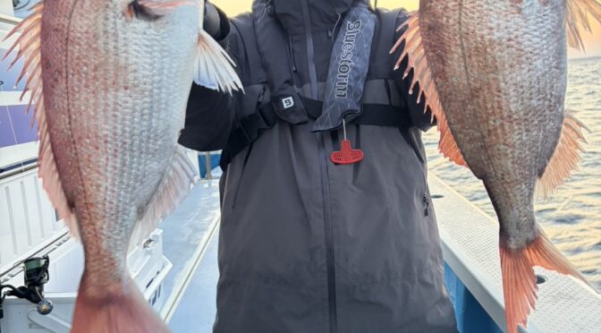 午後テンヤ真鯛船